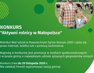 Konkurs "Aktywni rolnicy w Małopolsce"