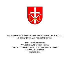 Konsultacje projektu Programu współpracy Gminy Kocmyrzów - Luborzyca z organizacjami pozarządowymi i innymi podmiotami