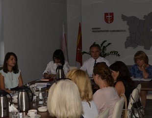 Spotkanie organizacyjne w sprawie otwarcia budynku Szkoły Podstawowej im. Adama Mickiewicza w Karniowie