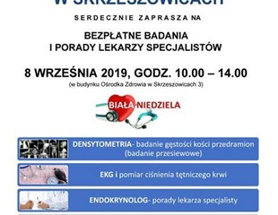 Biała niedziela w Ośrodku Zdrowia w Skrzeszowicach