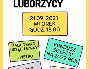 Zebranie wiejskie sołectwa Luborzyca 21.09.2021 r.
